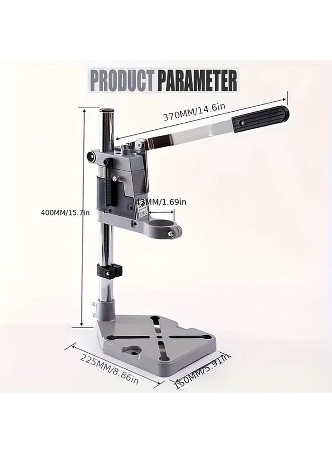 Electric Drill Stand Aluminum Alloy Drill Guide Adjustable For 38 43mm Shaft - Image 3